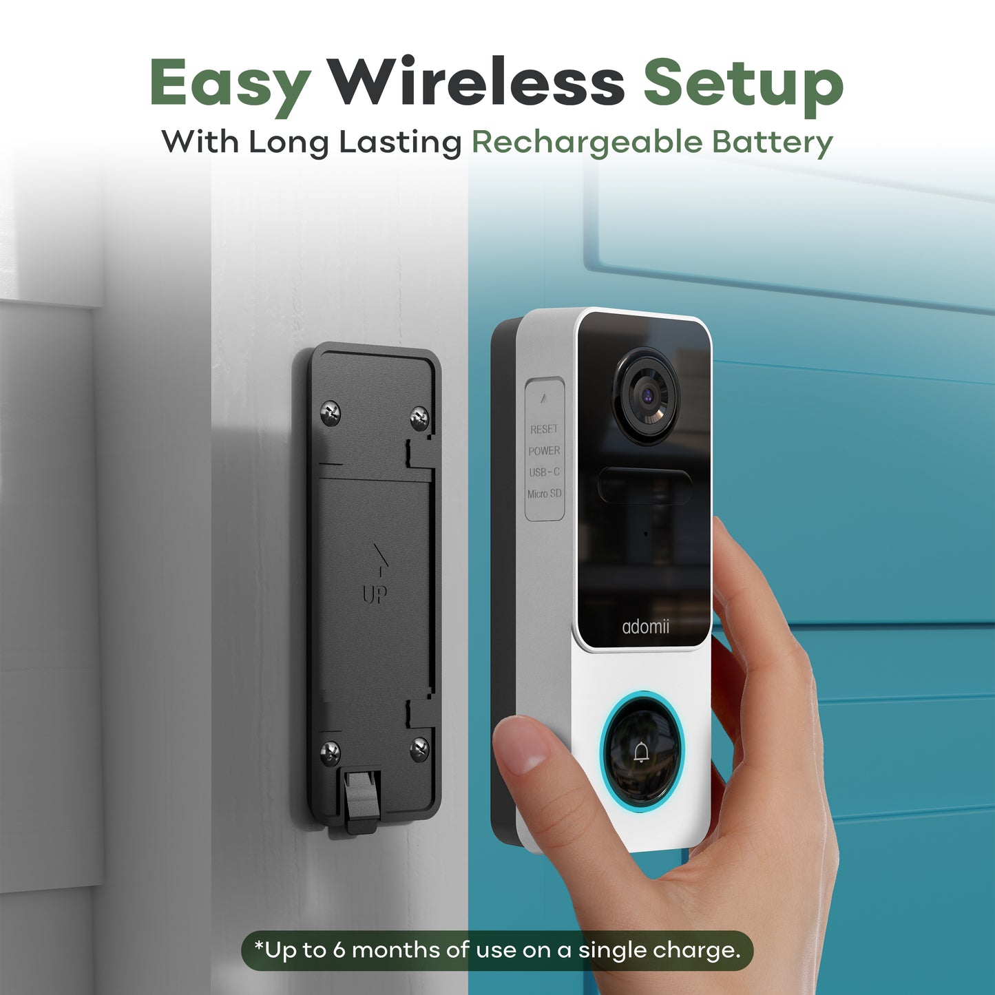 Wireless Video Doorbell Camera